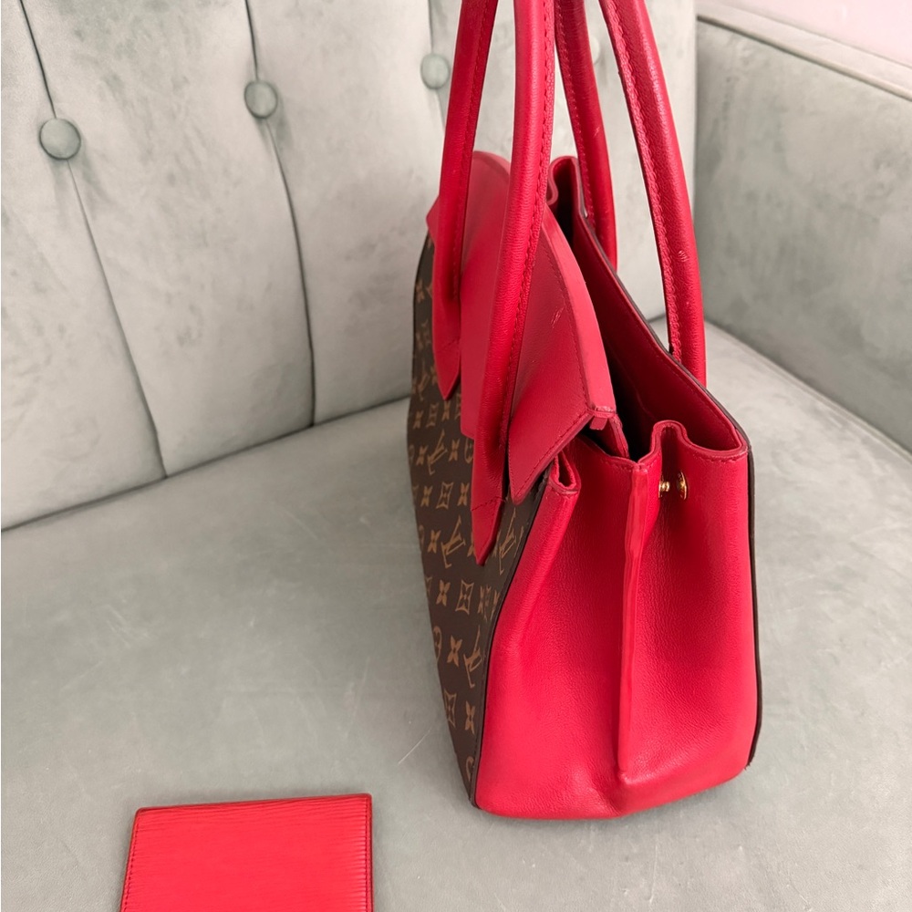 Louis Vuitton Florine Bag 2way Handbag LV Monogram with Red - Picture 11 of 17